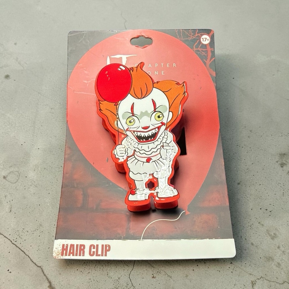 IT CHAPTER‎ ONE PENNYWISE HORROR HAIR CLAW CLIP GOTH New